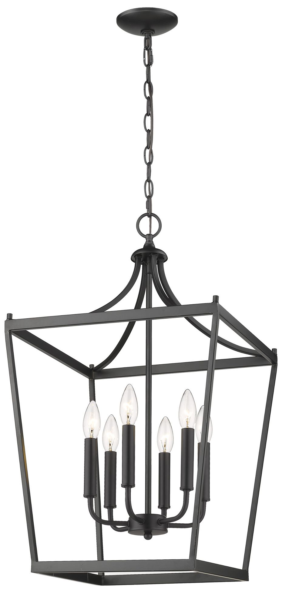 Kennedy 6-Light Matte Black Pendant