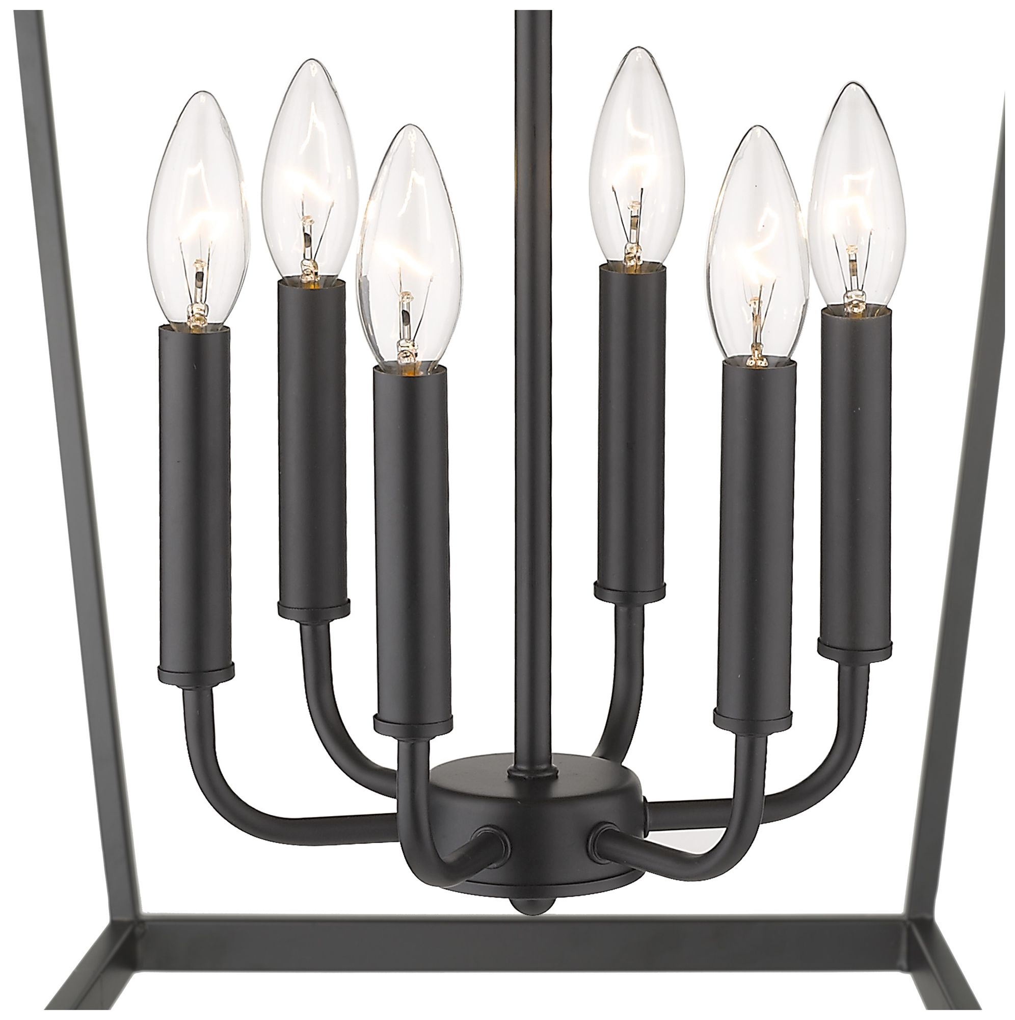 Kennedy 6-Light Matte Black Pendant