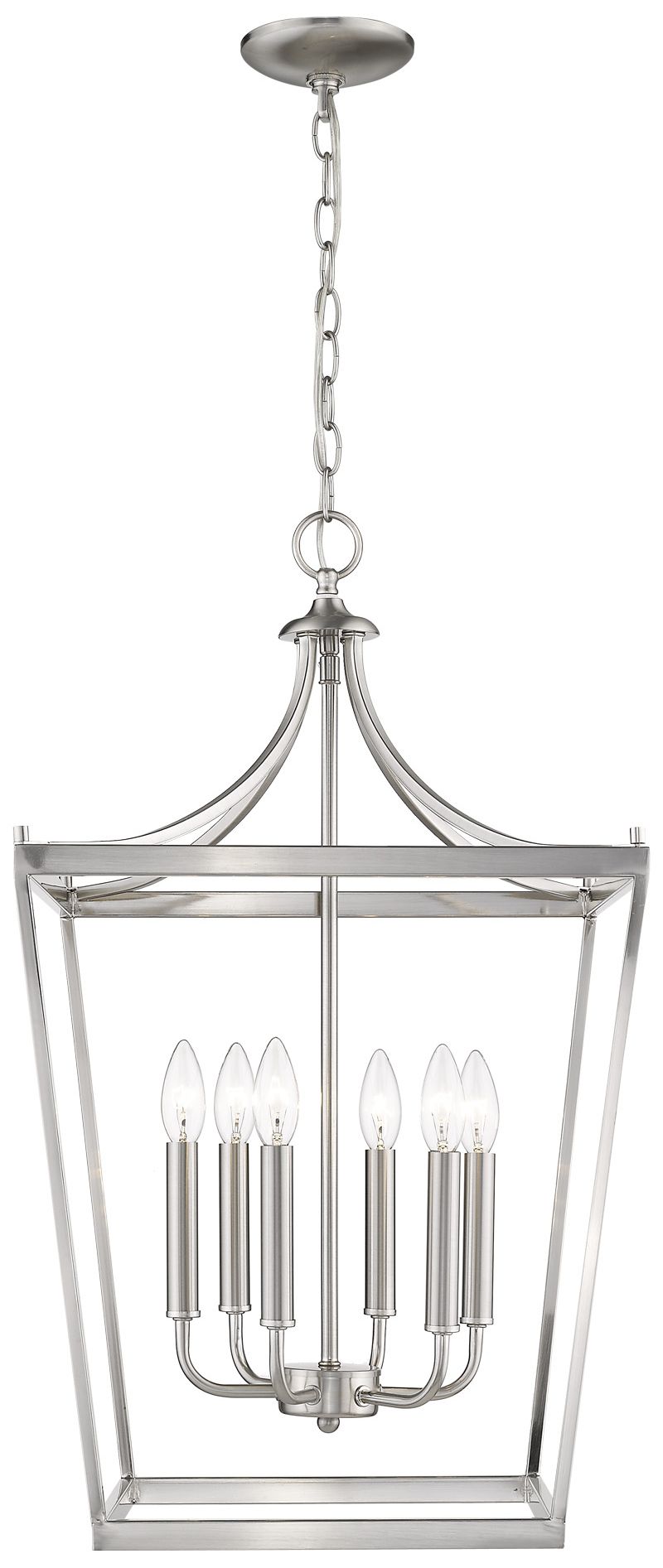 Image 4 Kennedy 6-Light Satin Nickel Pendant more views