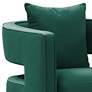 Kennedy Forest Green Velvet Swivel Chair