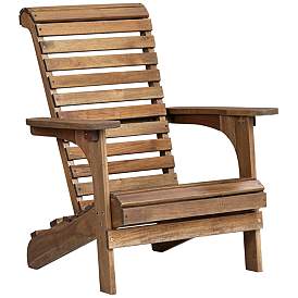 Image2 of Kenneth Natural Wood Adirondack Chair