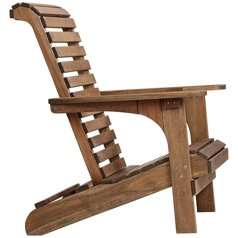 Image 7 Kenneth Natural Wood Adirondack Chair more views