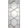 Kennis Antiqued Silver Leaf 29" x 70" Leaner Floor Mirror
