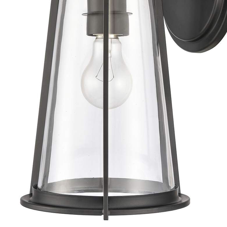 Image 4 Kennison 13" High 1-Light Outdoor Sconce - Matte Black more views