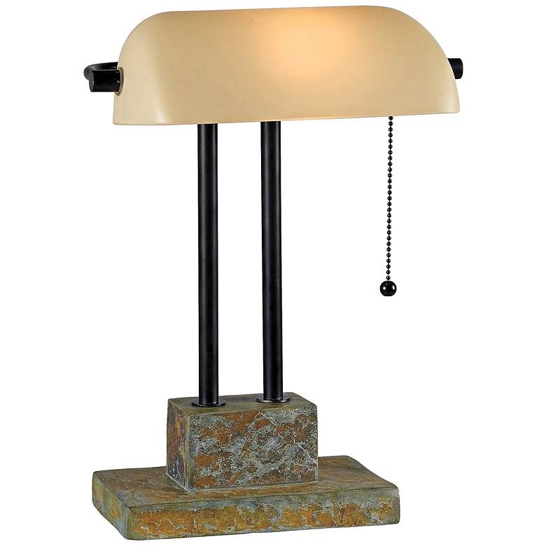 Image 1 Kenroy Greenville Bankers Desk Lamp