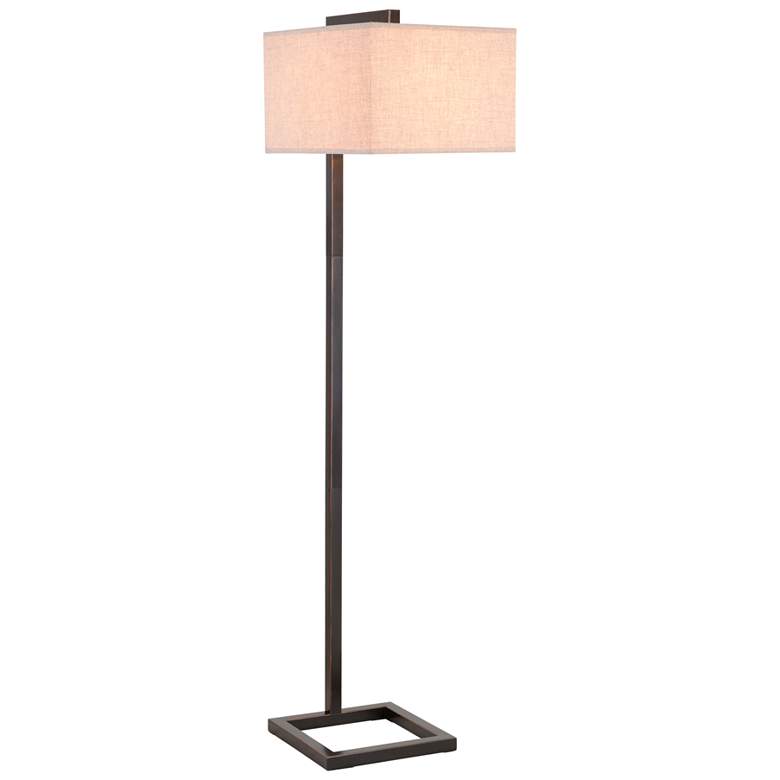 Image 1 Kenroy Home 4-Square 64" High Oil Rubbed Bronze Floor Lamp