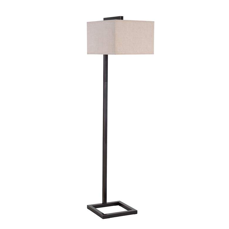 Image 2 Kenroy Home 4-Square 64" High Oil Rubbed Bronze Floor Lamp more views