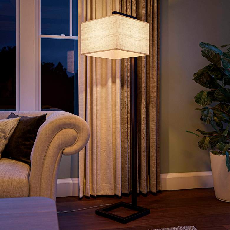Image 5 Kenroy Home 4-Square 64" High Oil Rubbed Bronze Floor Lamp more views