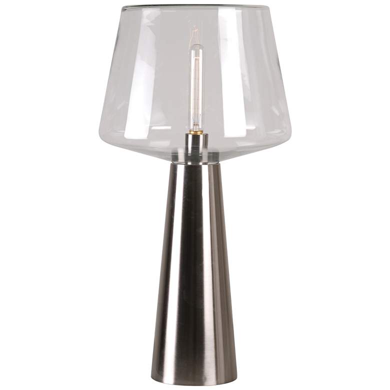 Image 1 Kenroy Home Abra Brushed Steel Table Lamp