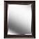 Kenroy Home Amiens 30" x 36" Rectangular Bronze Wall Mirror