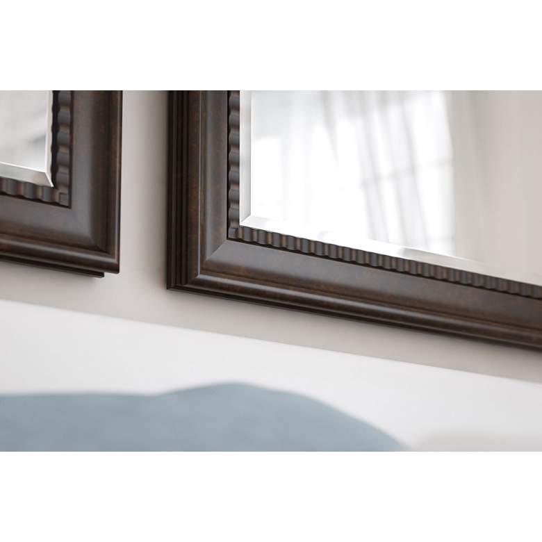 Image 5 Kenroy Home Amiens Bronze 30" x 36" Wall Mirror more views
