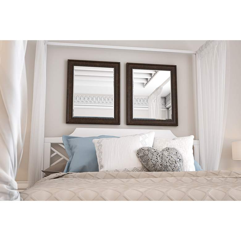 Image 7 Kenroy Home Amiens Bronze 30" x 36" Wall Mirror more views