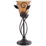 2_Kenroy Home Arbor 16 1/4" High Oil Rubbed Bronze Torchiere Table Lamp more views