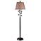 Kenroy Home Ashlen Oil-Rubbed Bronze Metal Floor Lamp