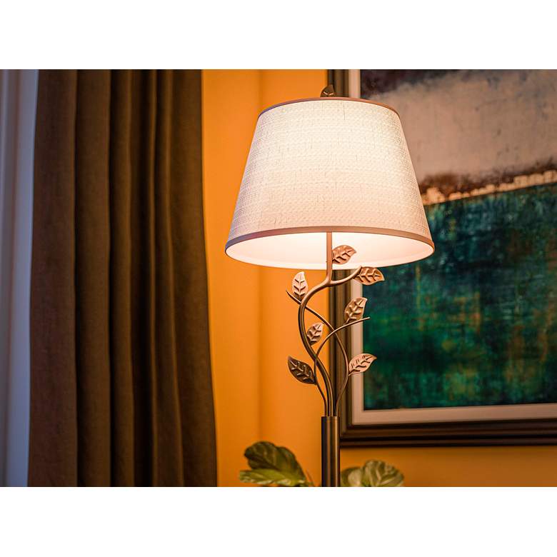 Image 3 Kenroy Home Ashlen Oil-Rubbed Bronze Metal Floor Lamp more views