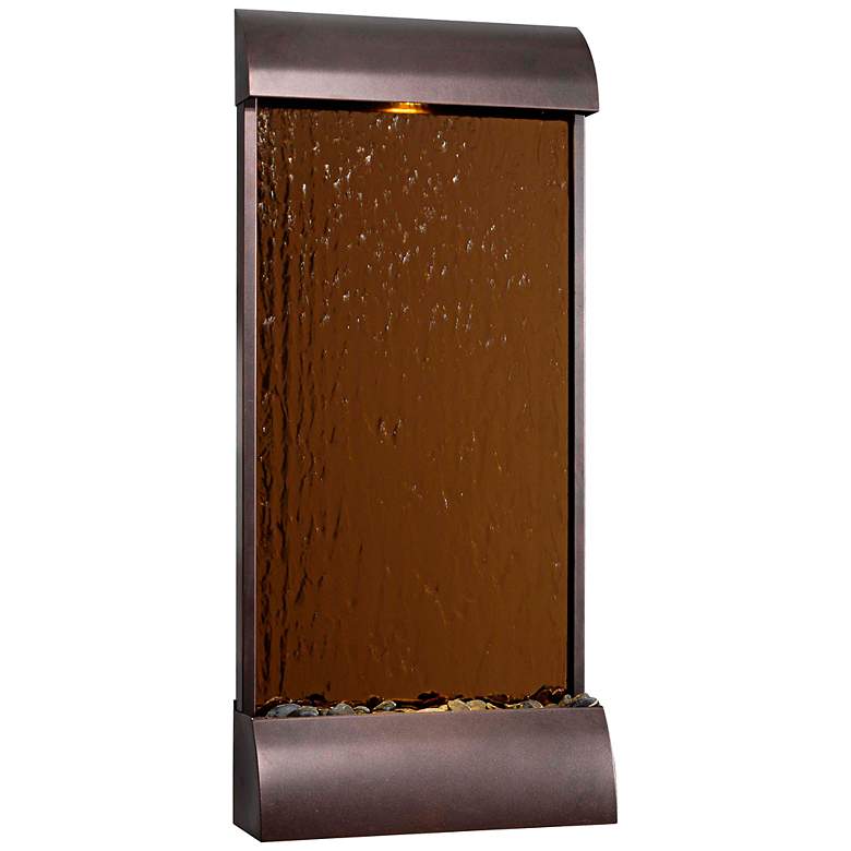 Image 1 Kenroy Home Aspen Copper Mirror 42" High Floor Fountain