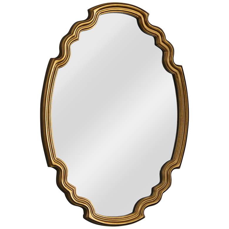 Image 2 Kenroy Home Backstage Gold 24 1/2 inch x 35 1/2 inch Wall Mirror