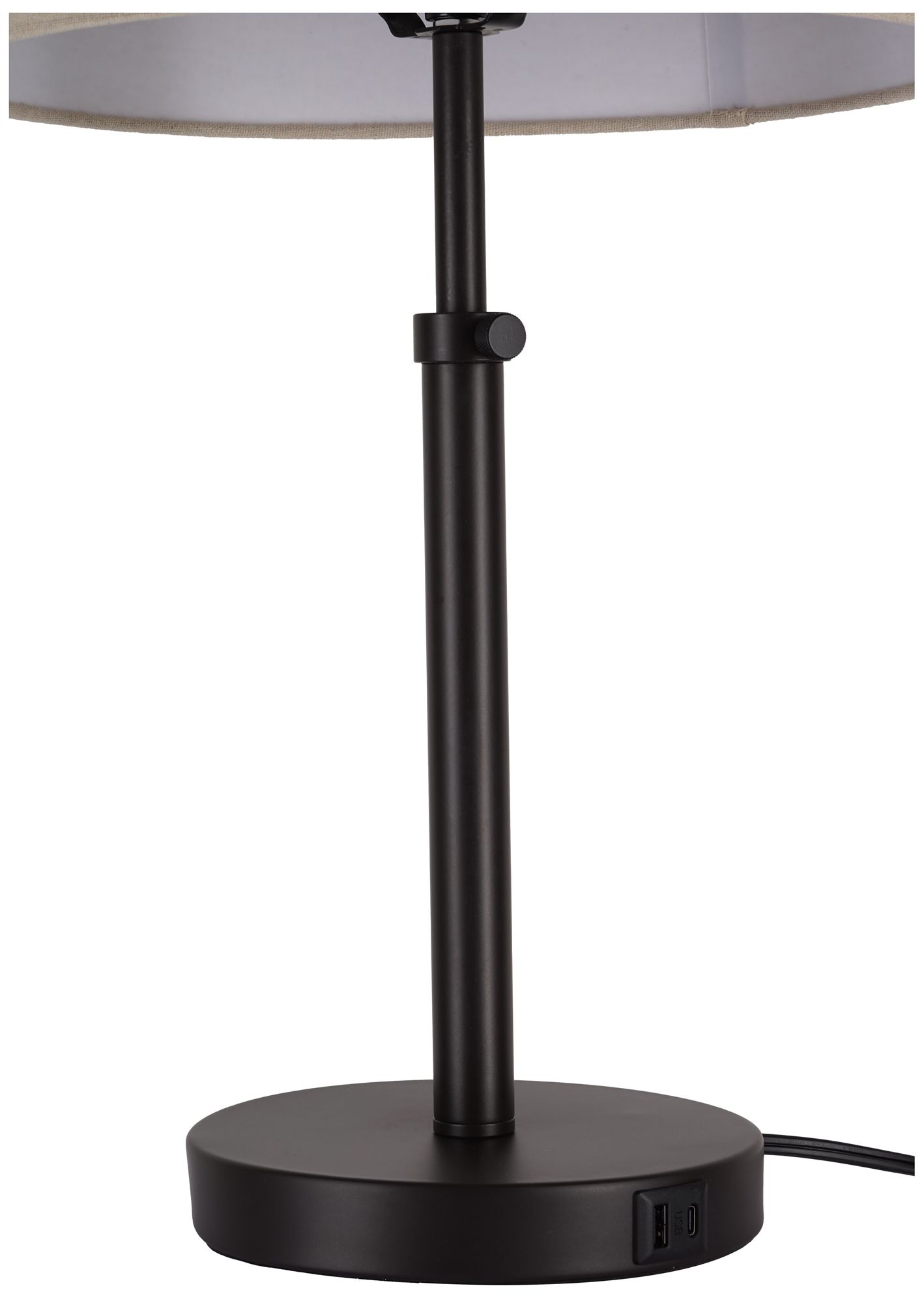 Kenroy Home Beckett Dark Bronze USB Table Lamps Set of 2