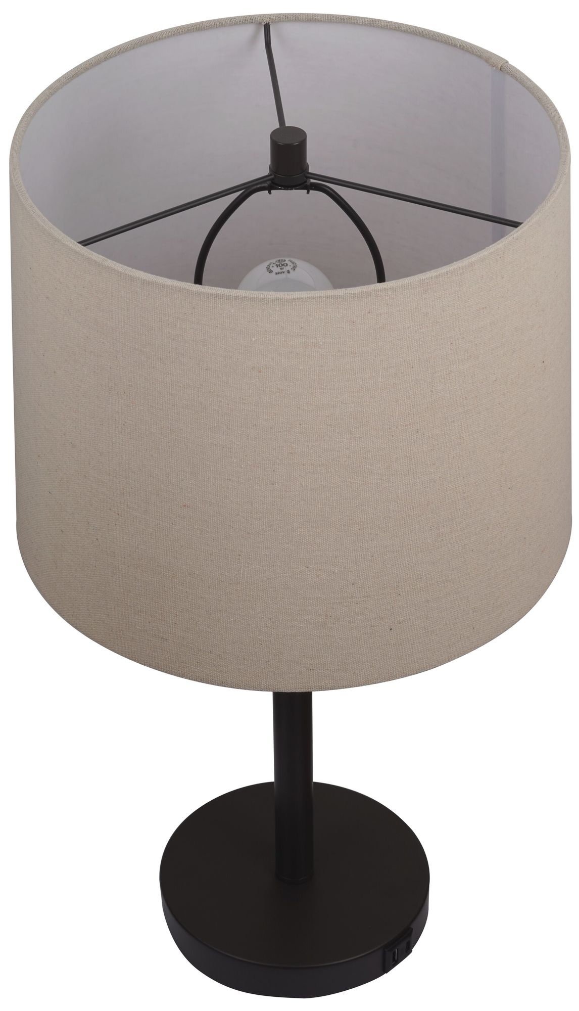 Image 4 Kenroy Home Beckett Dark Bronze USB Table Lamps Set of 2 more views