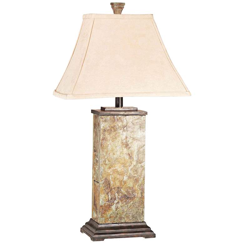 Image 1 Kenroy Home Bennington Natural Slate Table Lamp