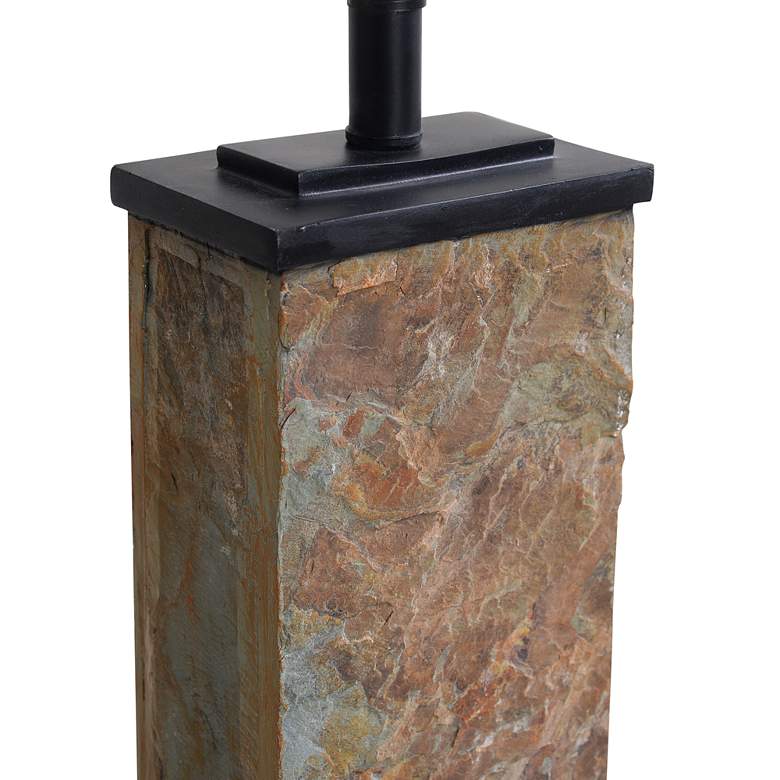 Image 2 Kenroy Home Bennington Natural Slate Table Lamp more views