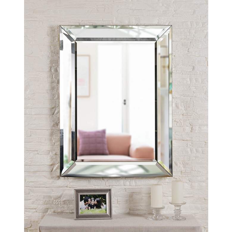 Image 1 Kenroy Home Beverly 30 inch x 40 inch Wall Mirror