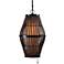 Kenroy Home Biscayne 12" Wide Black Outdoor Mini Pendant