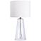 Kenroy Home Boda Clear Glass Table Lamp