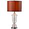 Kenroy Home Bray Clear Glass Table Lamp