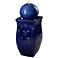 Kenroy Home Breanne 33 1/4" High Cobalt LED Floor Fountain