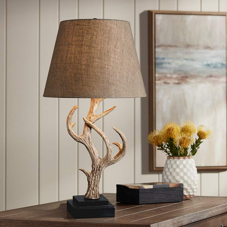 Image 1 Kenroy Home Buckhorn Antler Table Lamp