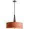 Kenroy Home Bulletin 22" Wide Modern Drum Natural Cork Pendant