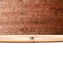 3_Kenroy Home Bulletin 22" Wide Modern Drum Natural Cork Pendant more views