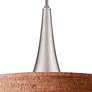 4_Kenroy Home Bulletin 22" Wide Modern Drum Natural Cork Pendant more views