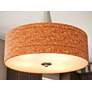 Kenroy Home Bulletin 22" Wide Modern Drum Natural Cork Pendant