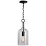 1_Kenroy Home Capri 6 1/4" Wide Oil Rubbed Bronze Clear Glass Pendant