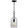 Kenroy Home Capri 6 1/4" Wide Oil Rubbed Bronze Clear Glass Pendant