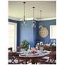 2_Kenroy Home Capri 6 1/4" Wide Oil Rubbed Bronze Clear Glass Pendant more views