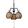 Kenroy Home Castillo 17" Wide Bronze Outdoor Pendant Light