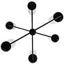4_Kenroy Home Caulford 25" Wide 6-Light Black and Gold Chandelier more views