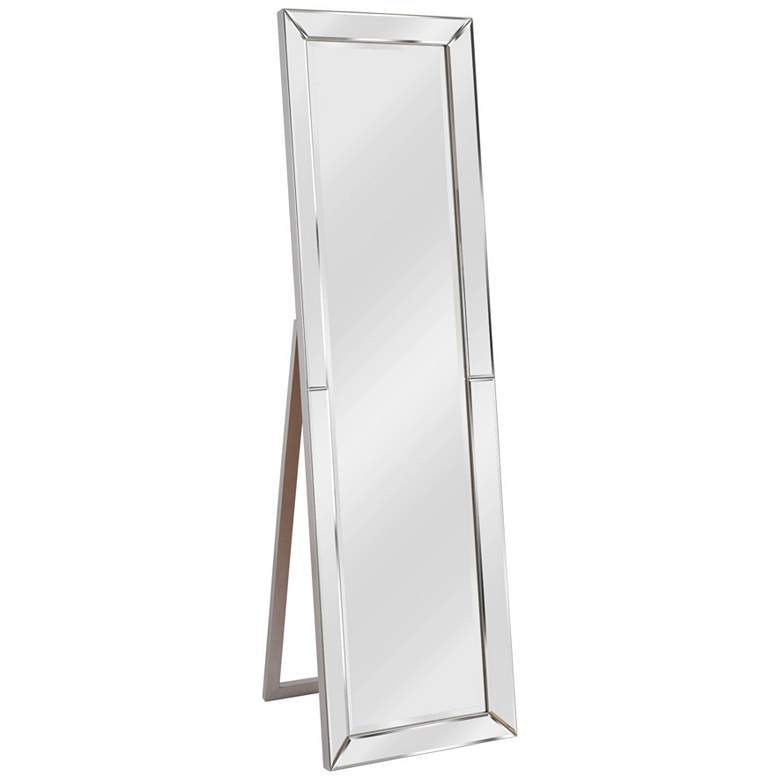 Image 1 Kenroy Home Chauncey Silver 18 1/4" x 64" Floor Mirror