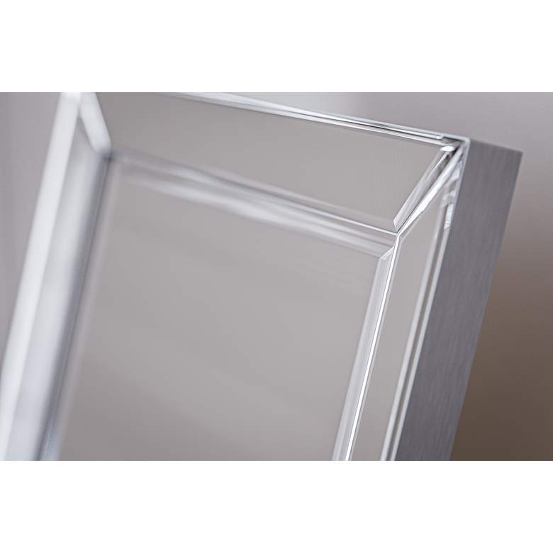 Image 7 Kenroy Home Chauncey Silver 18 1/4" x 64" Floor Mirror more views