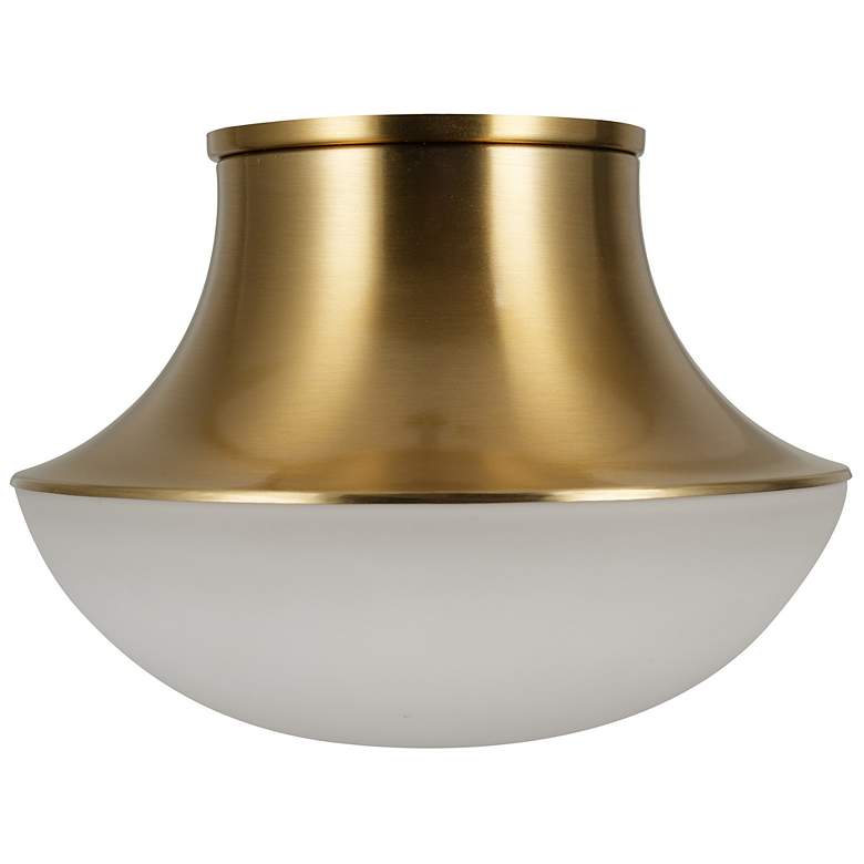 Image 2 Kenroy Home Chelsea 7" Wide Brushed Gold Ceiling Light more views