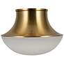 2_Kenroy Home Chelsea 7" Wide Brushed Gold Ceiling Light more views