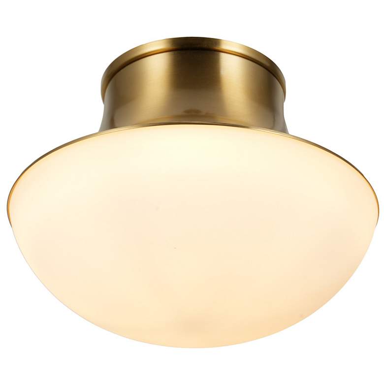 Image 3 Kenroy Home Chelsea 7" Wide Brushed Gold Ceiling Light more views