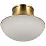 4_Kenroy Home Chelsea 7" Wide Brushed Gold Ceiling Light more views