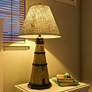 5_Kenroy Home Coastal 32" Antique White Nantucket Lighthouse Table Lamp more views