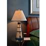 6_Kenroy Home Coastal 32" Antique White Nantucket Lighthouse Table Lamp more views