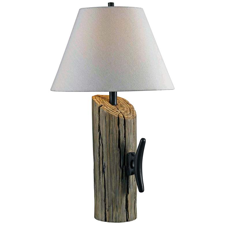 Image 1 Kenroy Home Cole Wood Grain Table Lamp