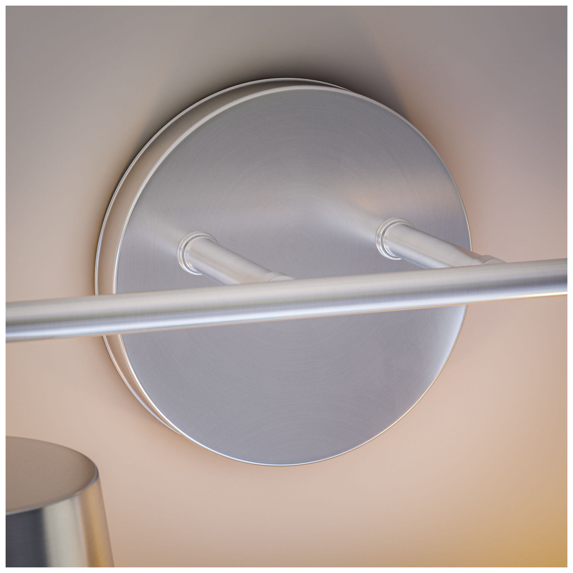 Kenroy Home Delgado 14 3/4" Wide 2-Light Brushed Steel Vanity Light